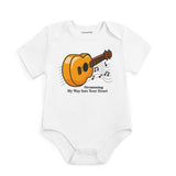 Guitar Music Baby Bodysuit Newborn Outfit Infant Clothes Boy Girl Short Sleeve Gift Idea