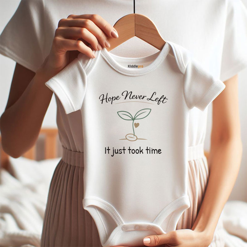 IVF Baby Bodysuit Cute Newborn Outfit for Boys or Girls Short Sleeve Infant Clothing Pregnancy Announcement gift