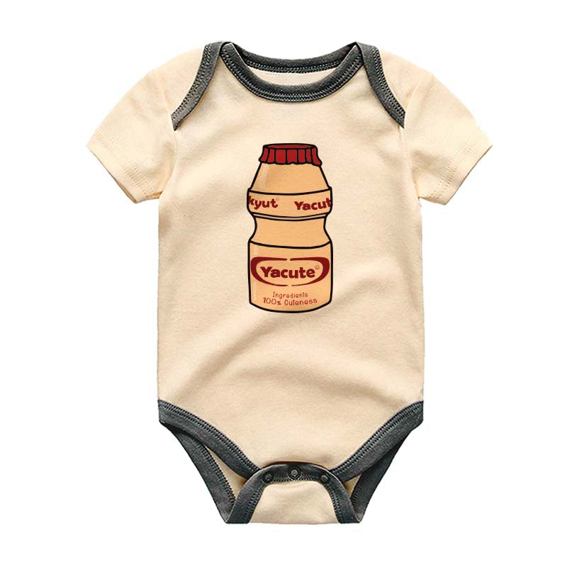 Funny Cute Silly Unisex Infant Baby Clothes Custom Baby Boy Girl Shower Gift New Mom Dad Pregnancy Reveal Food Pun Baby Outfit Trendy Minimalist Bodysuit