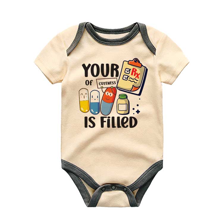 Pharmacist Baby Bodysuit Pharmacy Technician Laboratory Analyst Medical Nurse Doctor Baby clothes