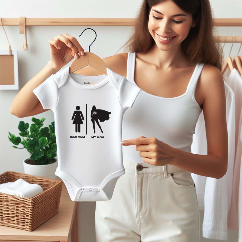 Funny Dad Baby Bodysuit Father's Day Present New Dad Baby Shower Gift Boy Girl Unisex Infant Clothing Playful Superhero Outfit Custom Newborn Clothes