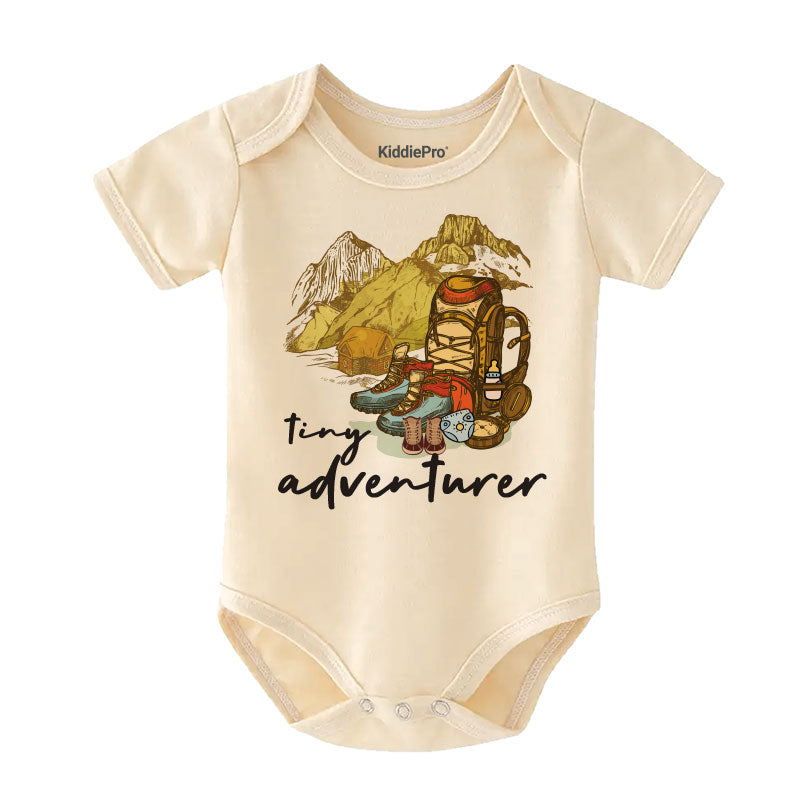 Tiny Adventurer Baby Bodysuit Cute Outdoor Newborn Outfit Infant Adventure Romper  Vêtements bébé