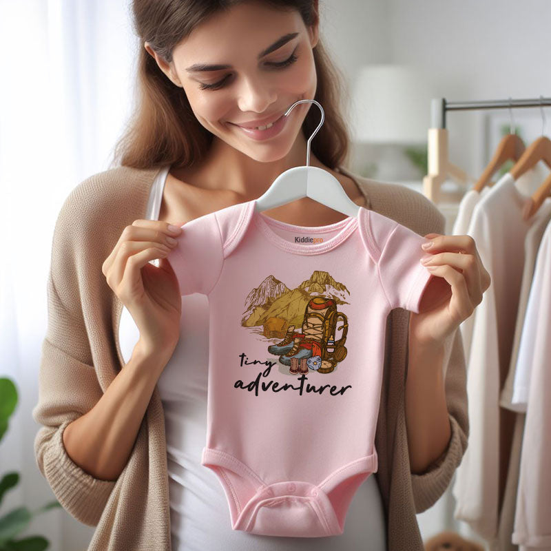 Tiny Adventurer Baby Bodysuit Cute Outdoor Newborn Outfit Infant Adventure Romper  Vêtements bébé