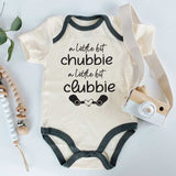 Chubby Baby bodysuit Funny Newborn baby clothing Clubfoot baby romper