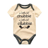 Chubby Baby bodysuit Funny Newborn baby clothing Clubfoot baby romper