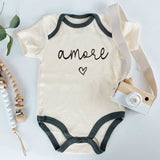 Amore Baby clothes Italian Gender Neutral baby bodysuit Nonna Nonni Zia Zio pregnancy announcement