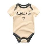 Amore Baby clothes Italian Gender Neutral baby bodysuit Nonna Nonni Zia Zio pregnancy announcement