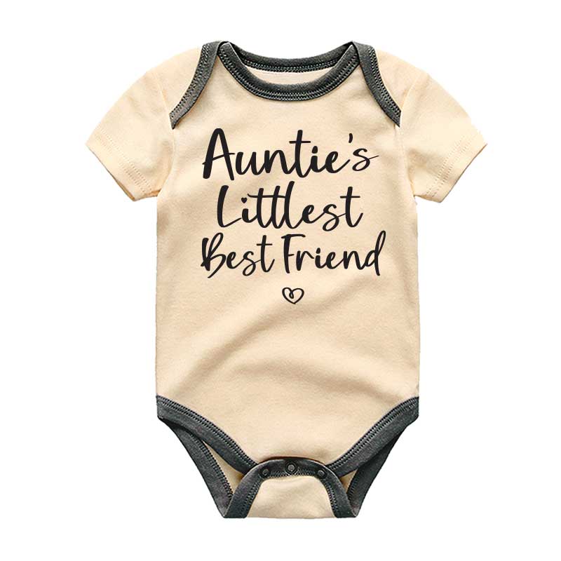 Aunt Aunties Best friend  bestie baby clothes Cute Gift for niece nephew