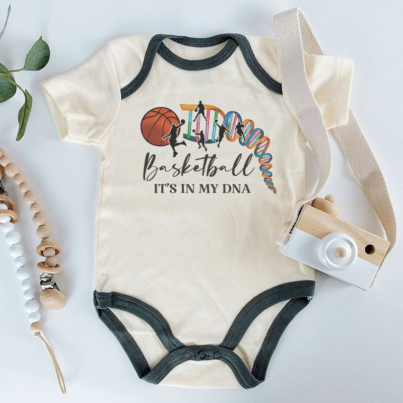 Basketball It's on my DNA Baby Boy Girl Clothes Unisex Infant Clothing