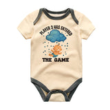 Kiddiepro Gamer Baby Bodysuit Gaming Buddy Outfit Player 3 Newborn clothes