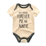 Best Friends Forever Baby Bodysuit Aunt Niece Nephew Matching Newborn Outfit Baby Shower Gift for Aunties