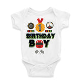 Kiddiepro First Birthday Race Car Baby Clothes Racing Car Themed Bodysuit