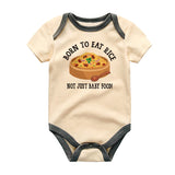 Born to eat rice cute funny cheeky baby clothes food pun baby outfit fried rice food lover bodysuit asian cuisine baby outfit