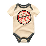 Brand New Canadian Baby Bodysuit Baby Shower Gift Canadian Baby Outfit Custom Baby Romper Baby Boy Girl One Piece Personalized Infant Shirt