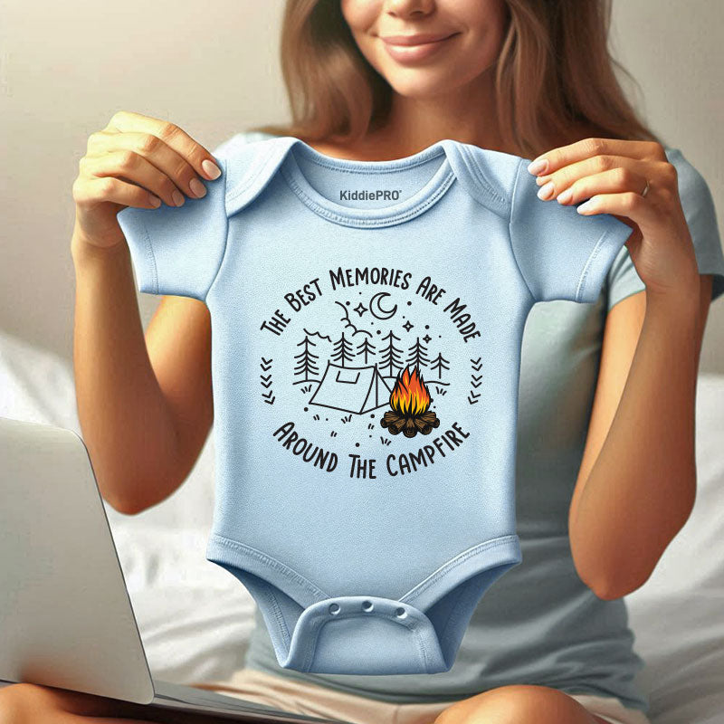Cute Family Camping Baby Clothes Family Adventure Outfit Outdoor Baby Shower Gift Tiny Explorer Romper