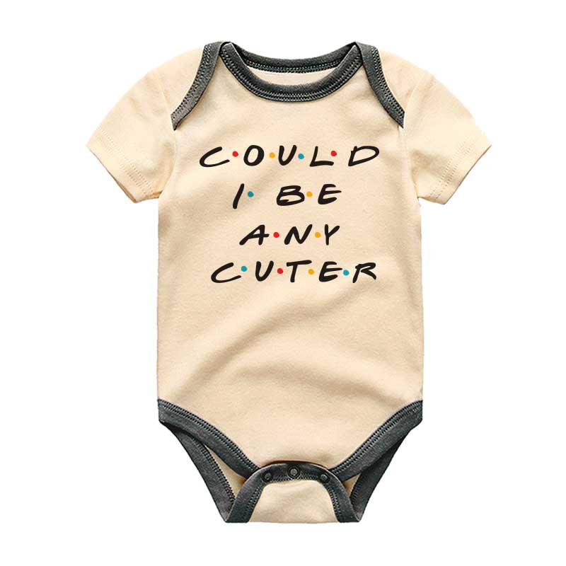 Cute Unisex Baby clothes Funny Friends Gender Neutral Baby sleepers