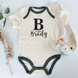 Personalized Newborn Outfit  Monogrammed Baby Bodysuit with Custom Name  Personalized Coming Home Outfit Newborn Take Home Clothes  Baby Shower Gift