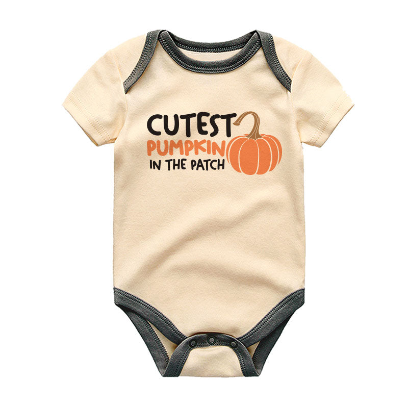 Cutie Pie Baby Clothes First Thanksgiving Newborn Outfit Custom Shirt Baby Boy Girl Shower Gift First Fall Unisex Baby Clothing Funny Pumpkin Pastry Chef Food Pun Humor Bodysuit