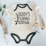 Fishing Buddy Baby Bodysuit Fishing partner Cute fishing baby clothes Fisherman, Baby's first fishing trip