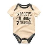 Fishing Buddy Baby Bodysuit Fishing partner Cute fishing baby clothes Fisherman, Baby's first fishing trip