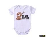 Funny sloth Baby bodysuit  Funny animal Baby Clothes custom Gift for Baby Little Napper Unisex Baby Clothes (SKU#33)