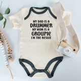 Funny Rock Band Baby Bodysuit Music Lover Newborn Outfit Baby Shower Gift for Musicians