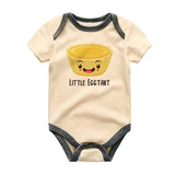 Little Eggtart Baby Bodysuit Cute Asian Dessert Theme Infant Outfit Baby Shower Gift Canada Vêtements bébé