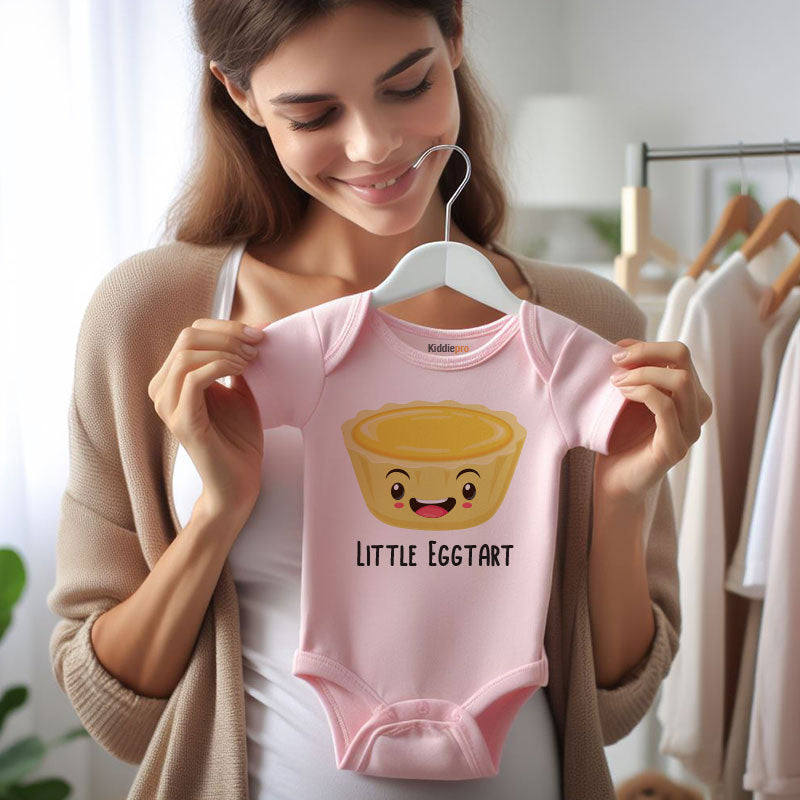 Little Eggtart Baby Bodysuit Cute Asian Dessert Theme Infant Outfit Baby Shower Gift Canada Vêtements bébé