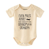 Vêtements bébé Grandma and Grandpa Baby Bodysuit Long Distance Family Gift Sentimental Newborn Outfit Baby Shower Keepsake