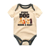 Every dog needs a baby Cute Pet Animal Lover Baby Boy Girl Clothes