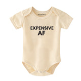 Expensive AF CUte Funny Unisex Infant Baby Boy Girl Bodysuit Personalized Newborn Baby ShowerGift