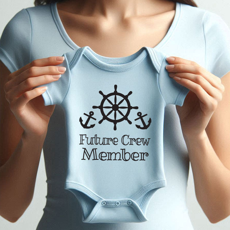 Baby Sailor Bodysuit First Crew Member First Outfit nautical baby clothes Vêtements bébé
