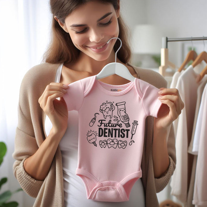 Future Dentist Baby Bodysuit Cute Dental Theme Newborn Outfit Unisex baby clothes Vêtements bébé