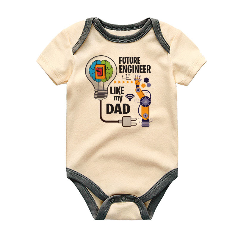 Future Engineer Robotics & Artificial Intelligence Baby Bodysuit STEM Baby Outfit Tech Lover Baby Shower Gift