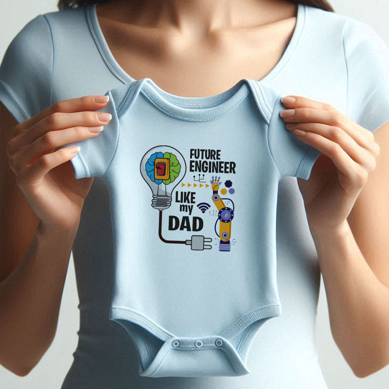 Future Engineer Robotics & Artificial Intelligence Baby Bodysuit STEM Baby Outfit Tech Lover Baby Shower Gift