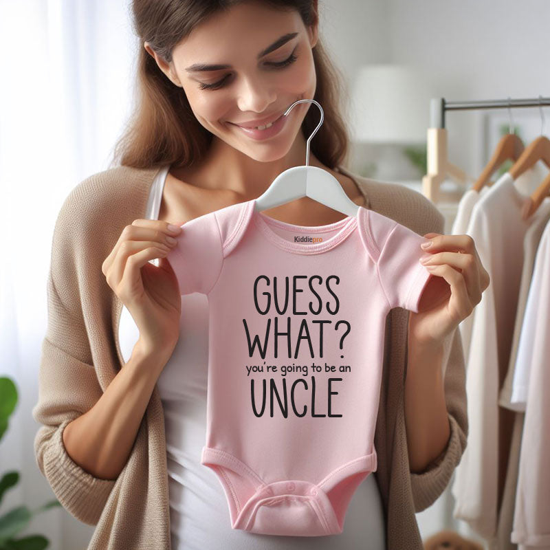 Personalized Baby Clothes Cute Pregnancy Announcement Outfit Uncle to be Reveal Gift Funny Baby Shower Keepsake Bodysuit Vêtements bébé