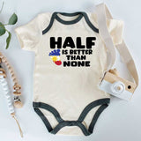 Half Filipino Pinoy Funny Baby clothes Culture Heritage Ethnic Philippines Gift For Filipino Parents Baby bodysuit rompers