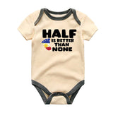 Half Filipino Pinoy Funny Baby clothes Culture Heritage Ethnic Philippines Gift For Filipino Parents Baby bodysuit rompers