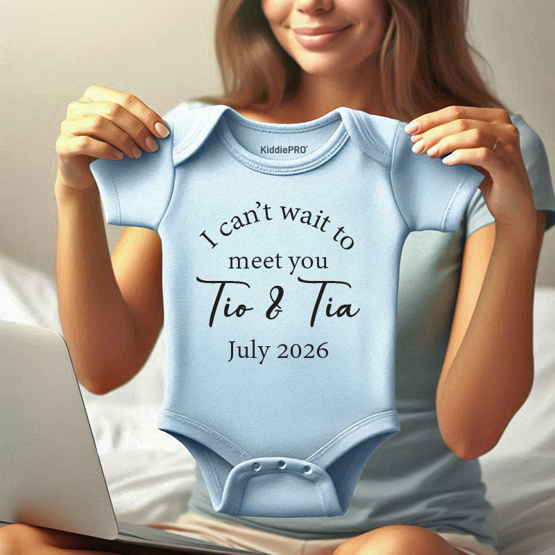 Custom Baby Bodysuit Personalized Pregnancy Announcement Outfit Newborn Gift Idea Future Grandma Grandpa reveal  Vêtements bébé