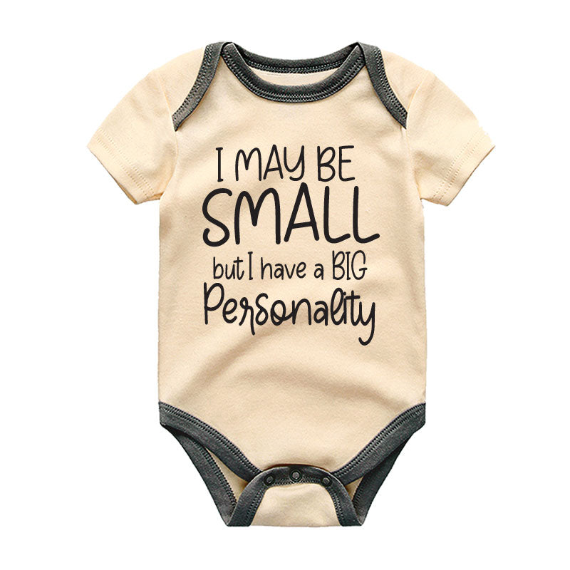 Big Personality Baby Clothes Cute FunnyUnisex Baby Bodysuit for Infants Vêtements bébé