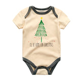 I'll be coming home for christmas baby boy girl clothes First Christmas baby outfit