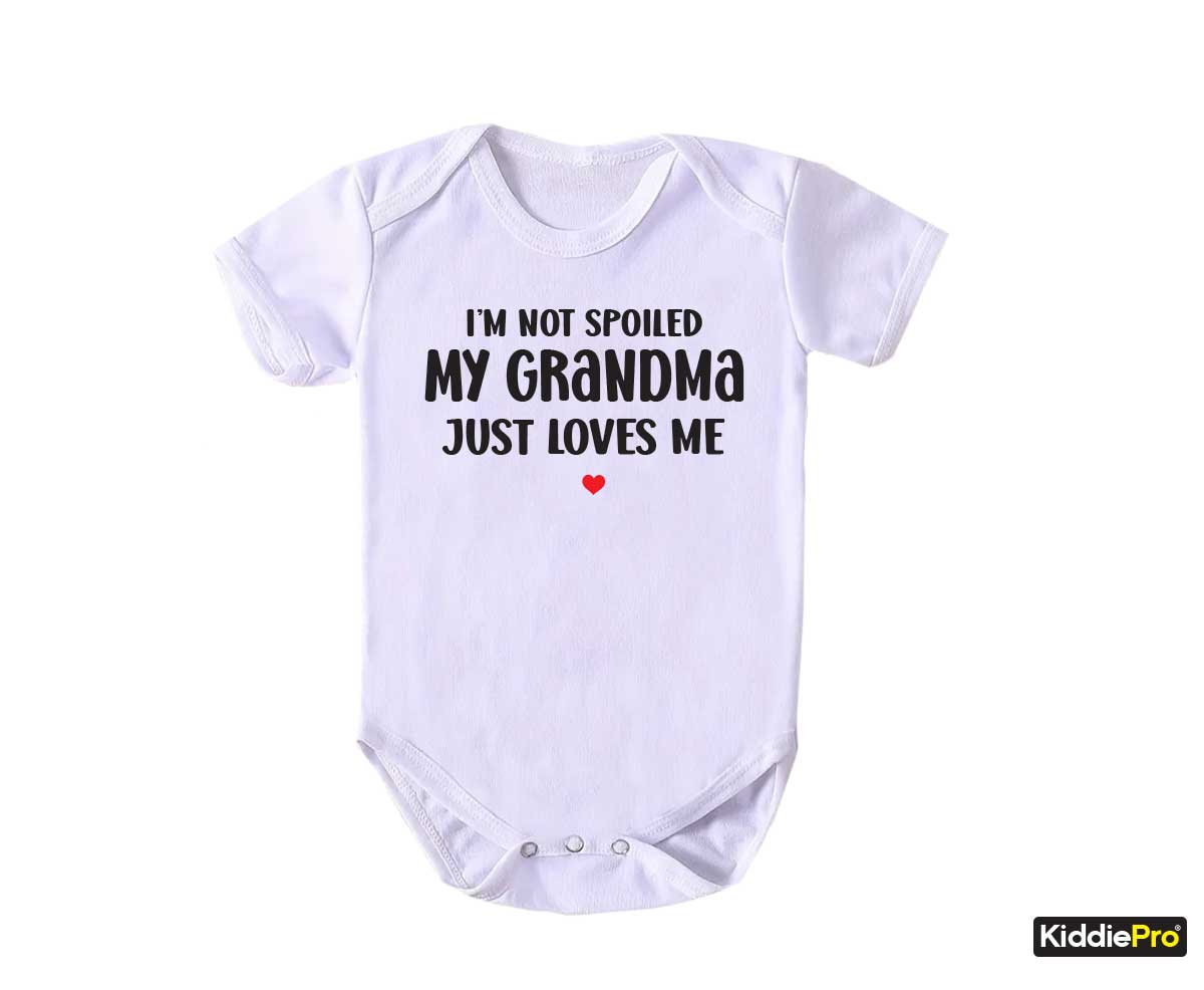 Spoiled by grandma Baby bodysuit Nonna Zia Nana Gigi Oma Mimi Baby clothes