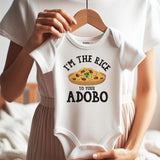 I'm the rice to your adobo cute funny Filipino cuisine unisex newborn infant baby boy girl bodysuits