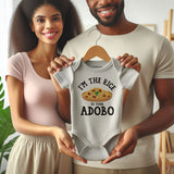 I'm the rice to your adobo cute funny Filipino cuisine unisex newborn infant baby boy girl bodysuits