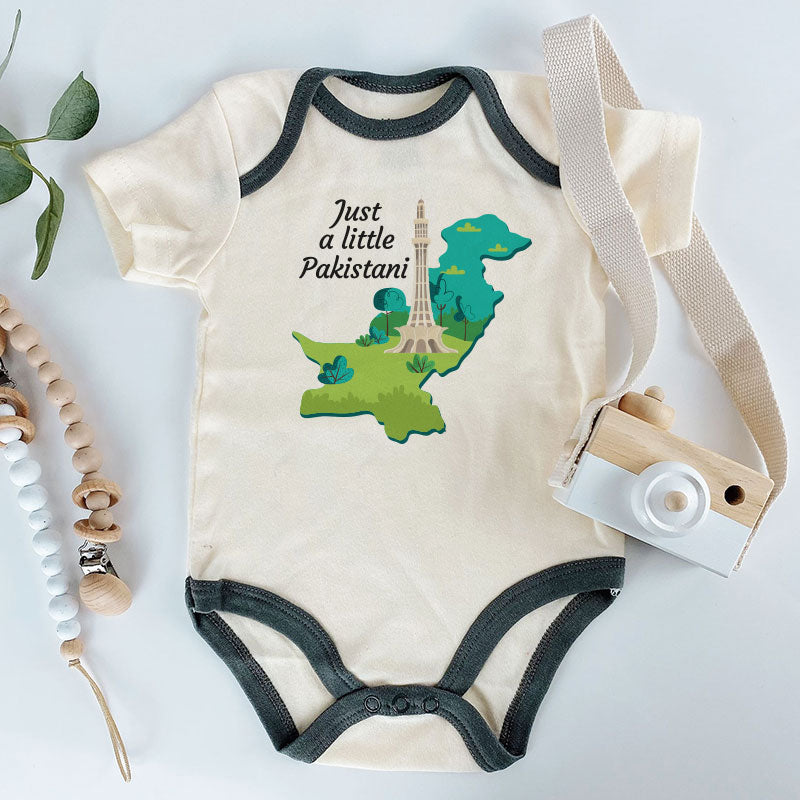 Just a little Pakistani Unisex Infant Baby Clothes Heritage Cultural Baby Outfit Custom Baby Clothes