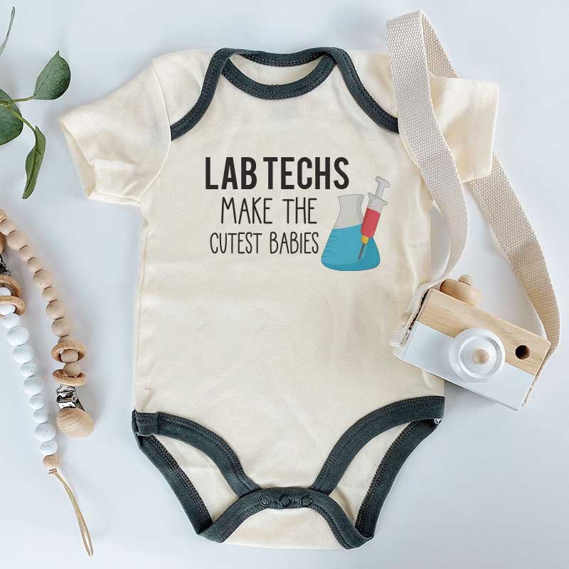 Laboratory technician Baby bodysuit Lab techs Baby clothes Future Profession Baby gift Funny baby bodysuit