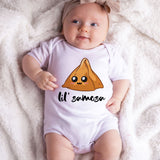 Little Samosa Baby bodysuit Lil Samosa Shirt Funny Indian Baby Outfit Samosa Baby clothes, Food Pun Baby gift