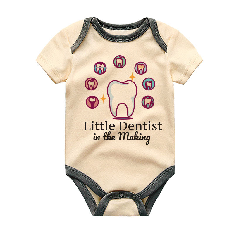 Funny Future Dental Care Baby Clothes Canada Little Dentist in the Making Infant Outfit Vêtements bébé