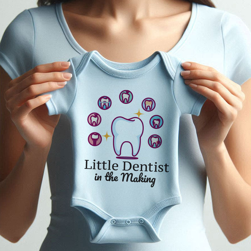 Funny Future Dental Care Baby Clothes Canada Little Dentist in the Making Infant Outfit Vêtements bébé