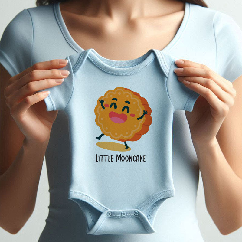 Little Mooncake Newborn Outfit moon festival Infant Clothes mid autumn Baby Bodysuit Vêtements bébé